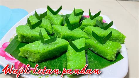 Resep Wajik Ketan Pandan Super Legit Simpel Dan Anti Gagal Youtube