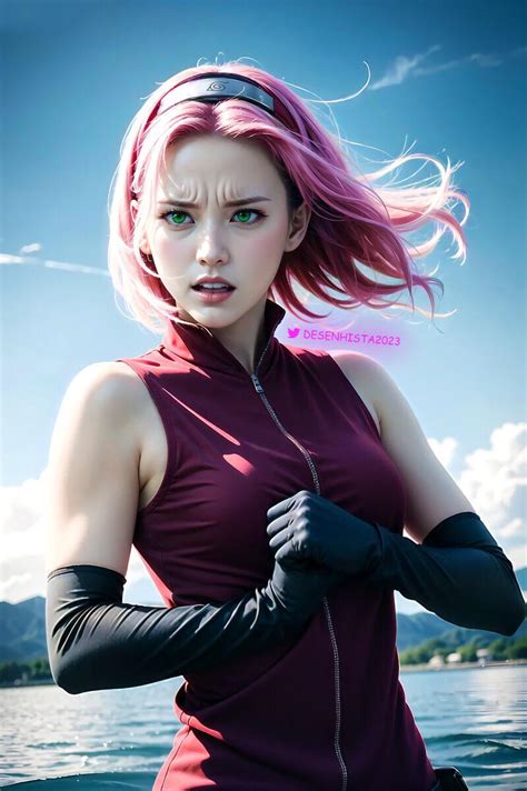 Realistic Art Of Sakura Not Mine Rnaruto