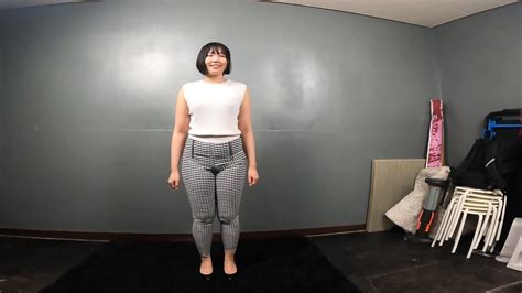 POV Big Booty Japanese Babe Momotino Is Exercising