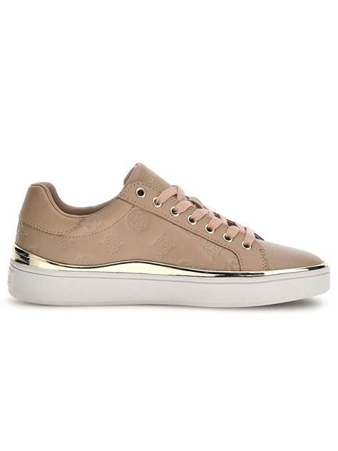 Guess Womens Nude Bonny Trainer Designerwear