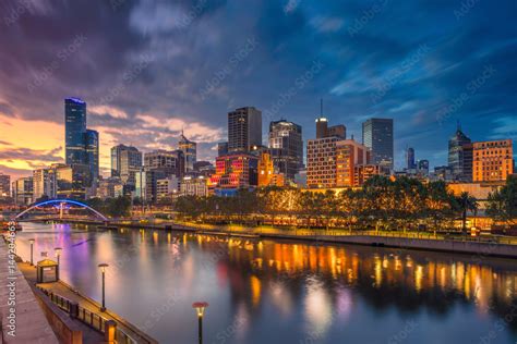 City of Melbourne. Cityscape image of Melbourne, Australia during ...