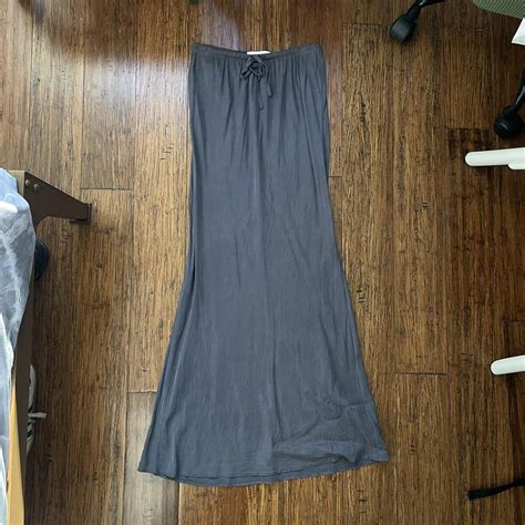 Nude Lucy Cupro Silk Midi Skirt Cut On The Bias Depop