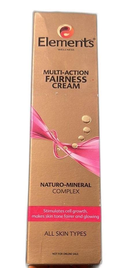 Elements Wellness Multi Action Fairness Cream 100g At Best Price In