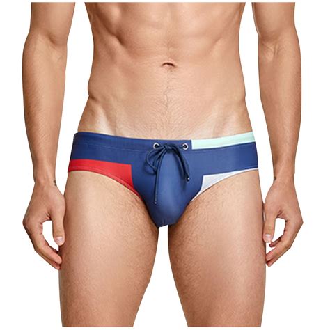 Clearance Zvna H Swim Briefs For Men Men S Sexy Low Rise Swim Briefs Bikini Swimsuits