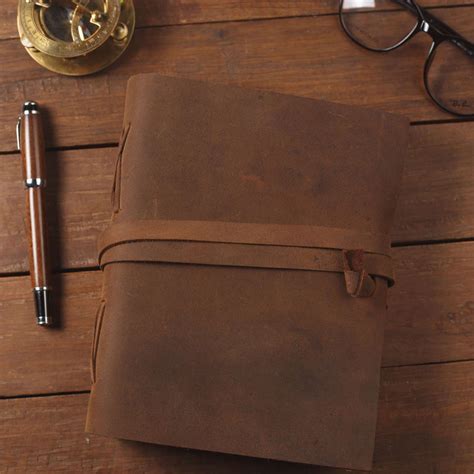 Vintage Leather Journal Nomad Crafts Co