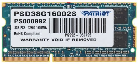 Модуль оперативной памяти Patriot Memory Оперативная память Patriot ...