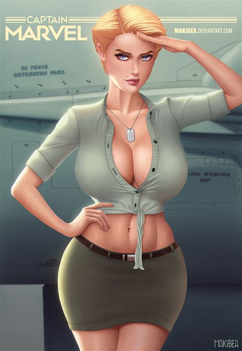 Carol Danvers By Makibea Hentai Foundry
