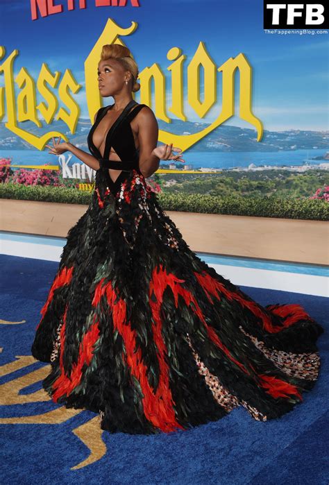 Janelle Monae Displays Her Sexy Tits at the “Glass Onion: A Knives Out