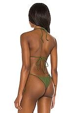 VDM Blair Reversible Bikini Top In Khaki REVOLVE