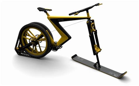 Велосипед-снегоход Sno Bike для поездок в зимнее время года