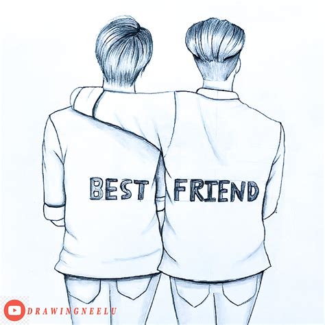 Incredible Compilation Of Full 4k Friendship Drawing Images 999