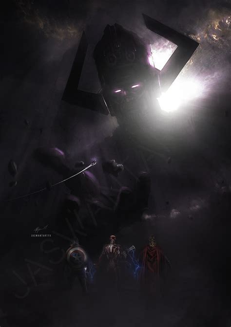 Galactus Vs Avengers