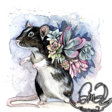 Открытка с крысой - 71 фото