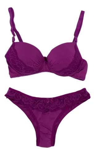 Lingerie Luxo E Sensual Calcinha E Sutiã Kts 4 Uni C Bojo Parcelamento sem juros