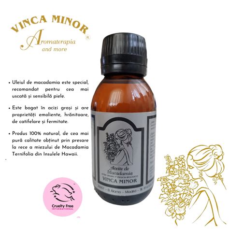 Ulei De Corp Macadamia Bio Extravirgin Vinca Minor Ml Emag Ro