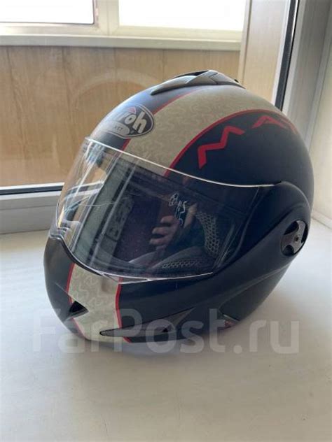 Мотошлем racer италия модульный с чехлом, б/у, в наличии. Цена: 3 499 ...