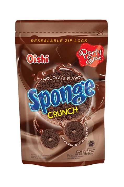 Sponge Crunch Chocolate Flavor Oishi