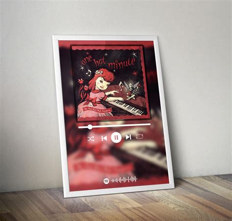 Red Hot Chili Peppers Poster One Hot Minute Poster Album Poster Print Album Cover Poster Rock