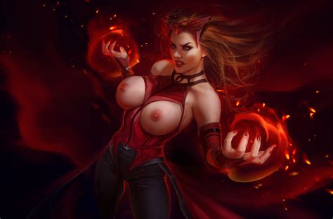 Scarlet Witch By Tixnen Hentai Foundry