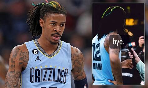 morant tells cops hes   break  worrying instagram story