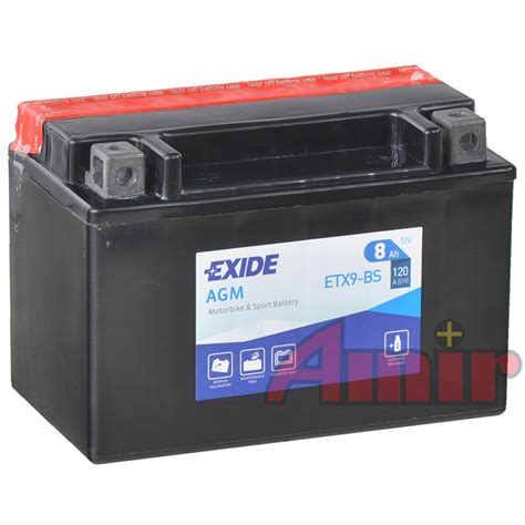 Akumulator Exide Bike ETX9 BS 12V 8Ah 120A YTX9 BS