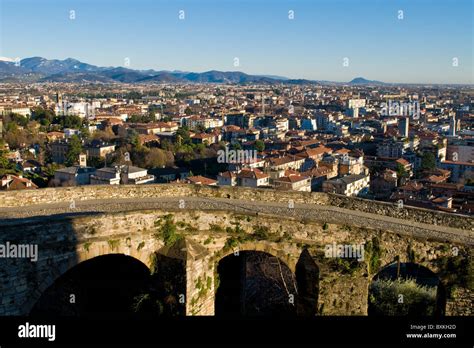 Old Walls Bergamo Italy Stock Photo Alamy