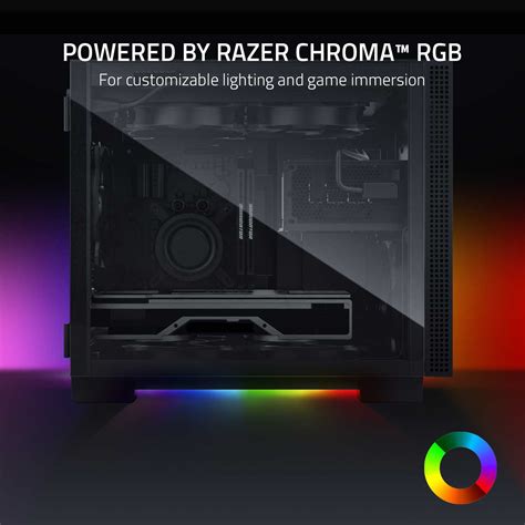 RAZER TOMAHAWK M1 Mini-ITX , Computer Case , Dual Side Tempered Glass ...