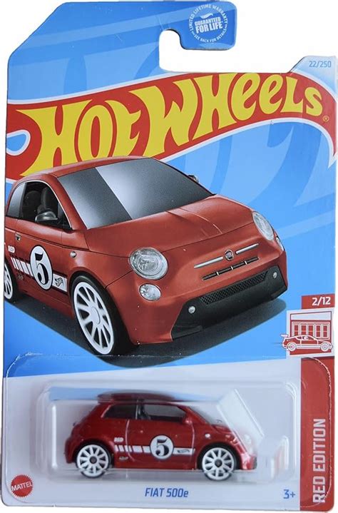 Amazon Hot Wheels Fiat E Red Edition Red Toys Games