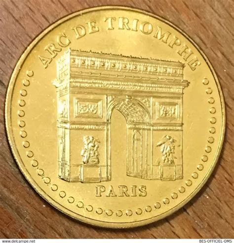 Mdp Paris Arc De Triomphe M Daille Monnaie De Paris Jeton