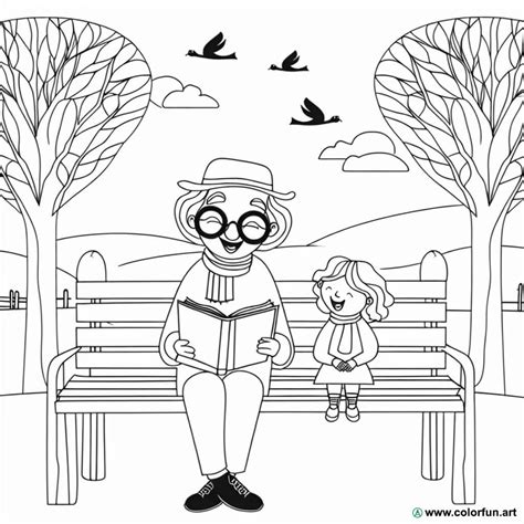 Abuelo Adulto Mayor Dibujo Para Colorear My XXX Hot Girl