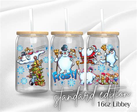 Frosty 16oz Libbey UV DTF Wrap BOSS Babe Wholesale