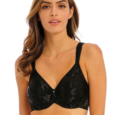 Soutien Gorge Triangle Armatures Noir Wacoal Lingerie Lemon Curve