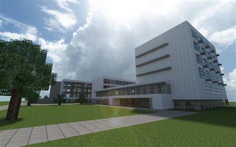 Bauhaus School Of Architecture Modernist Build Minecraft Map