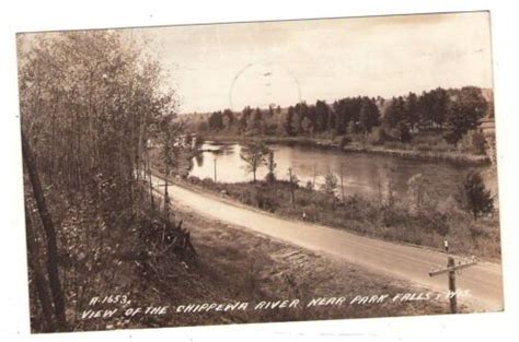 Postcard Park Falls Wisconsin Wis Wi Ebay