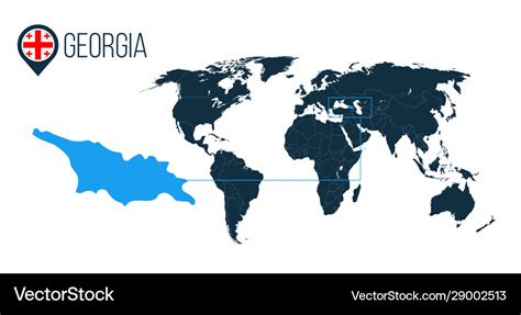 georgia  world map