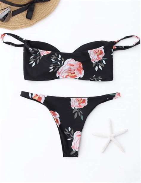 Sexy Off Shoulder Bikini Swimwear Sets Chiclypoised