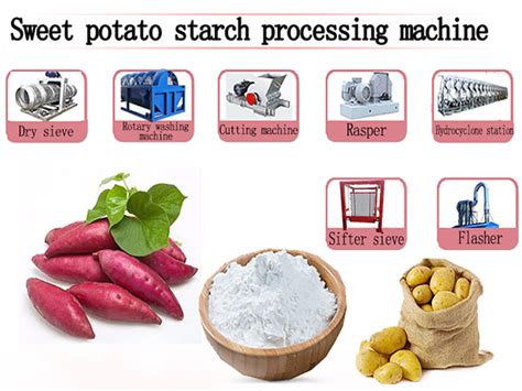 Isolation Of Starch From Sweet Potato Process Low Cost Price For Sale