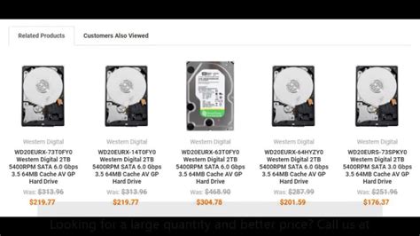 WD20EURX Western Digital 2TB 5400RPM SATA 6.0 Gbps 3.5 64MB Cache AV GP ...