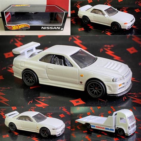 Hot Wheels Newly Loose Nissan Skyline GT R Diorama Premium R R R Retro Rig Hobbies Toys