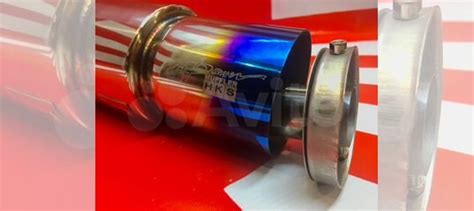 Глушитель HKS тихий бас 51мм/89мм (прям. с опалом) купить в Ангарске ...