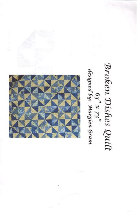 Broken Dishes Quilt Pattern Patterns Gallery
