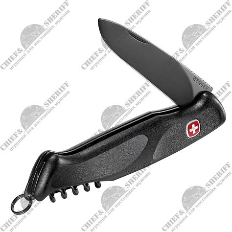 Швейцарский складной нож Wenger Blackout, 120mm, 3 инструмента, 4 ...