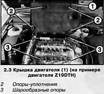 Крышка двигателя (Опель Астра H 2004-2009: Силовой агрегат: Ремонт ...