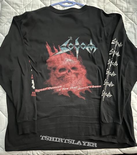 Sodom Agent Orange Longsleeve Tshirtslayer Tshirt And Battlejacket