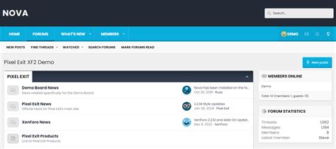 Pixelexit Nova Light Xenforo Nulled Community