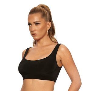 Naked Wardrobe Swim New Naked Wardrobe Black Crop Tank Top Bikini Top Poshmark