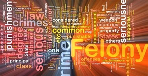 Misdemeanor Vs Felony Difference And Comparison Diffen Map