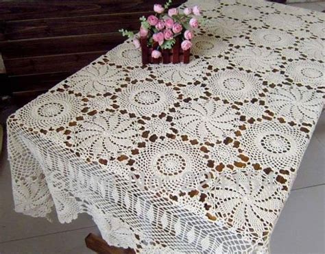 Pin By Magda Rosas On Manteles Y Tapetes Crochet Tablecloth Pattern