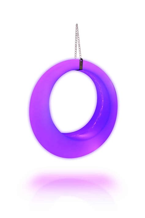 Purple Led Swing Modern Event Rental