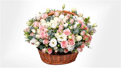 Композиции из живых цветов